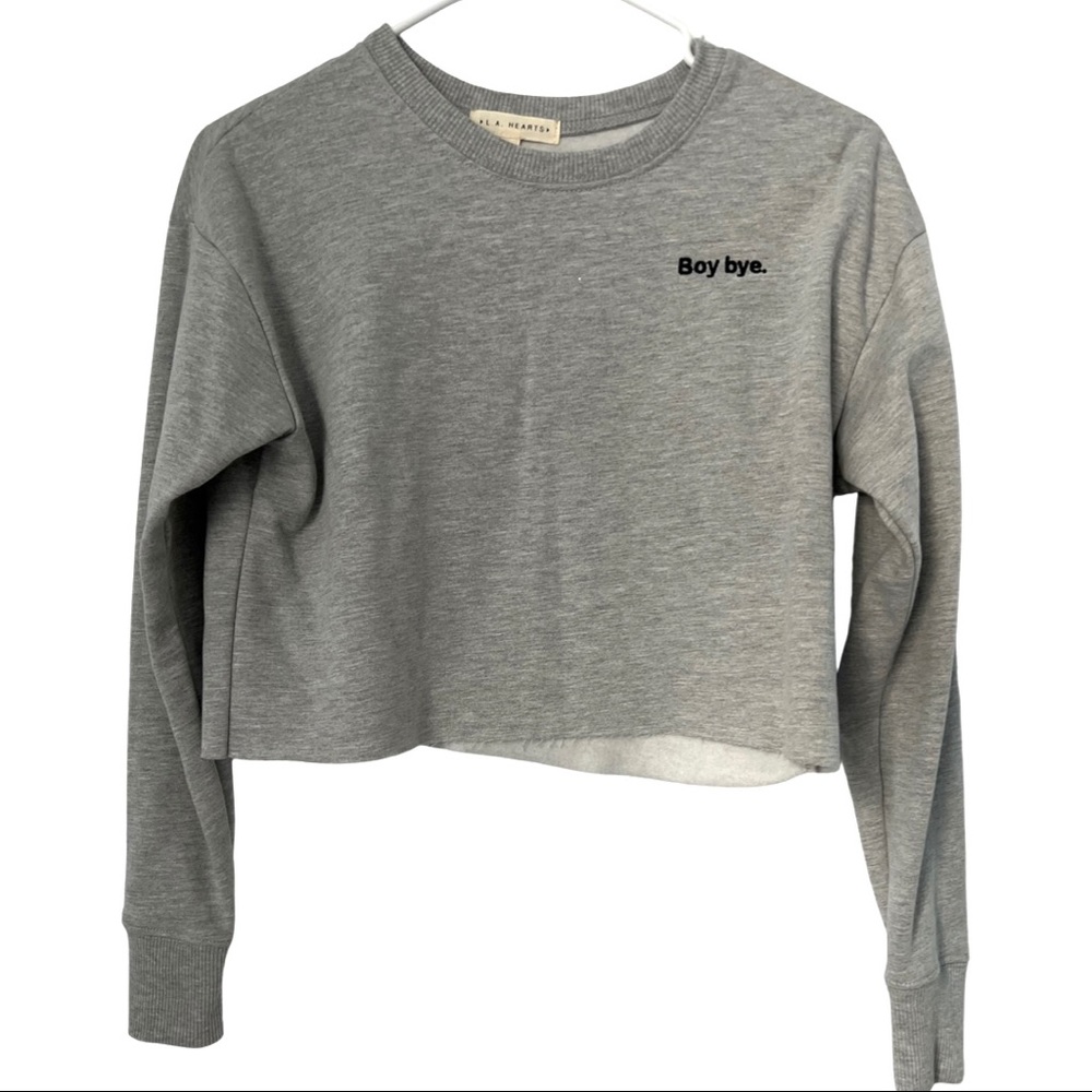 Crop sweatshirt